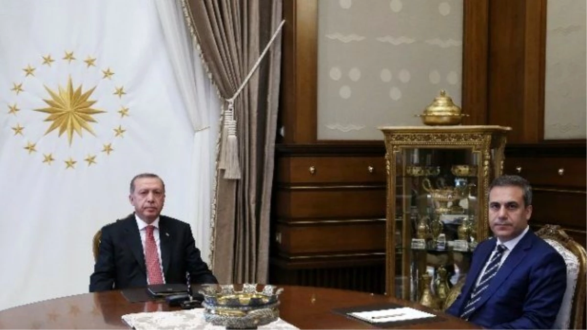 Cumhurbaşkanı Erdoğan, MİT Müsteşarı Fidan\'ı Kabul Etti