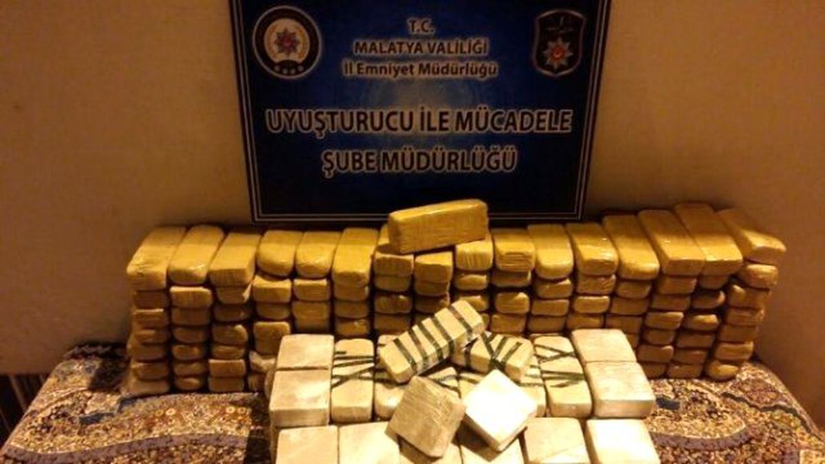 Malatya\'da İran Plakalı Araçta Uyuşturucu Ele Geçirildi