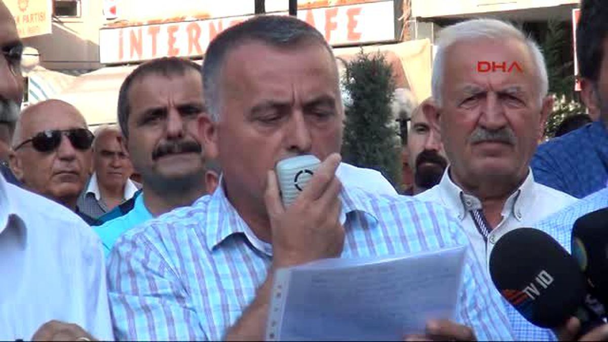 Mersin Emek ve Demokrasi Platformu\'ndan Teröre Lanet Eylemi