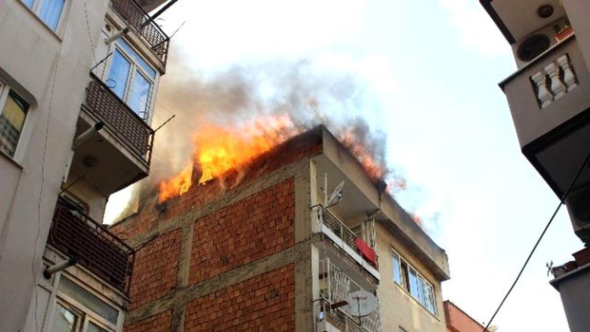 Bursa\'da İftar Vakti Korkutan Yangın