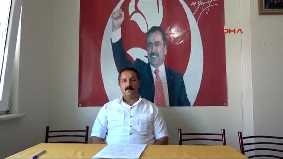 Çanakkale BBP\'den Yazıcıoğlu Kararına Siyah Çelenkli Protesto