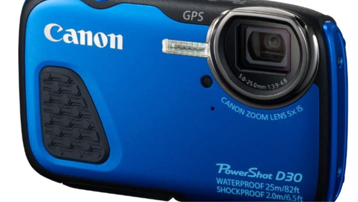 Canon\'dan Suya ve Toza Karşı Dayanıklı Fotoğraf Makinesi: Powershot D30