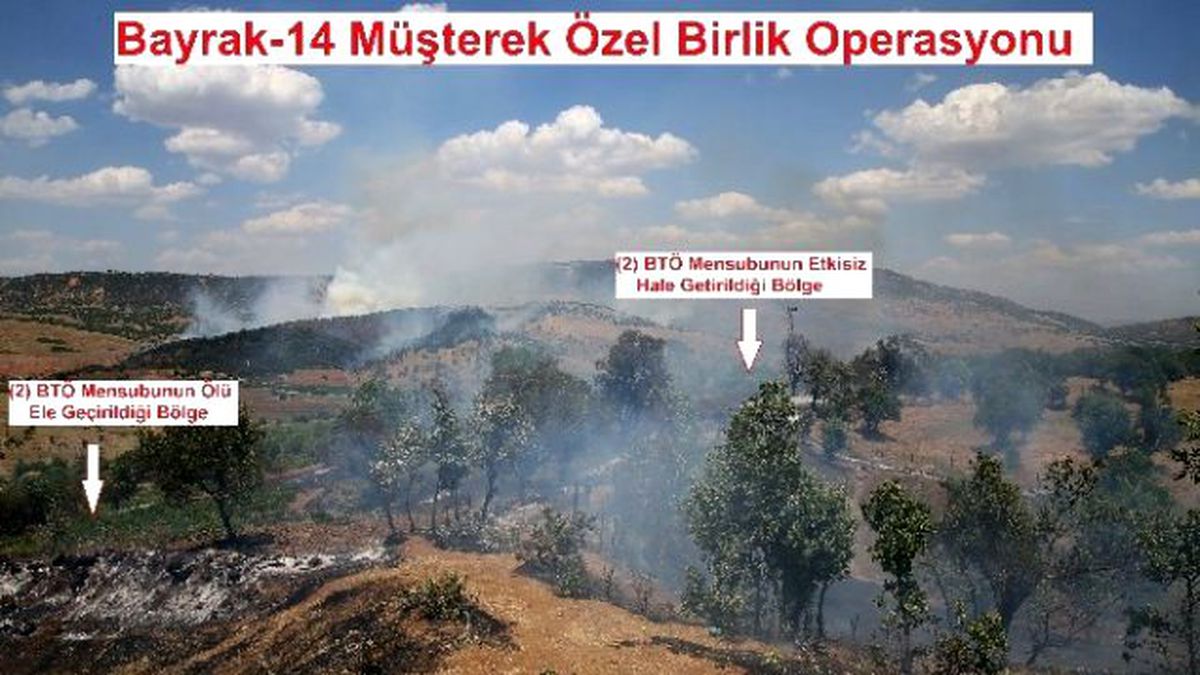Diyarbakır Lice\'de 4 Terörist Etkisiz Hale Getirildi