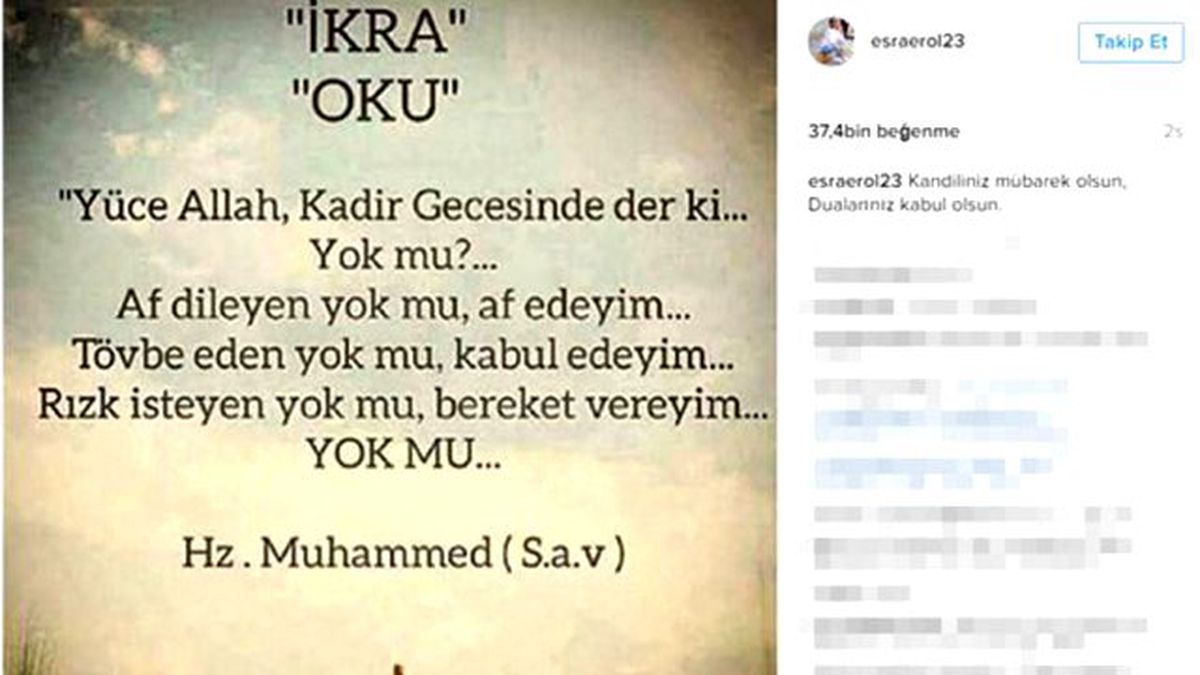 Esra Erol, Kaza Sonrası İlk Paylaşımını Yaptı