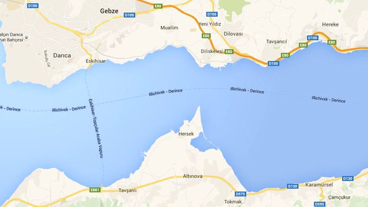 Google Maps'te Osmangazi Köprüsü Yok!
