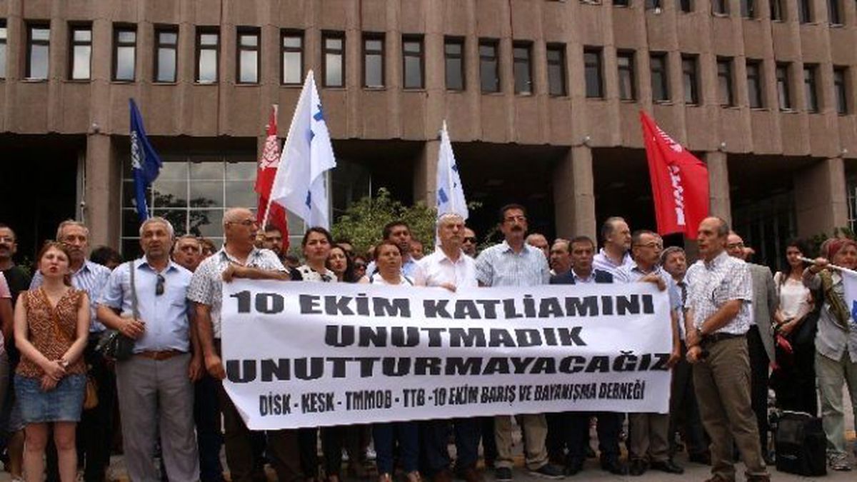 Kesk-Disk- TMMOB ve Ttb, "Ankara Katliamı" İddianamesine İlişkin Ortak Basın Açıklaması Yaptı