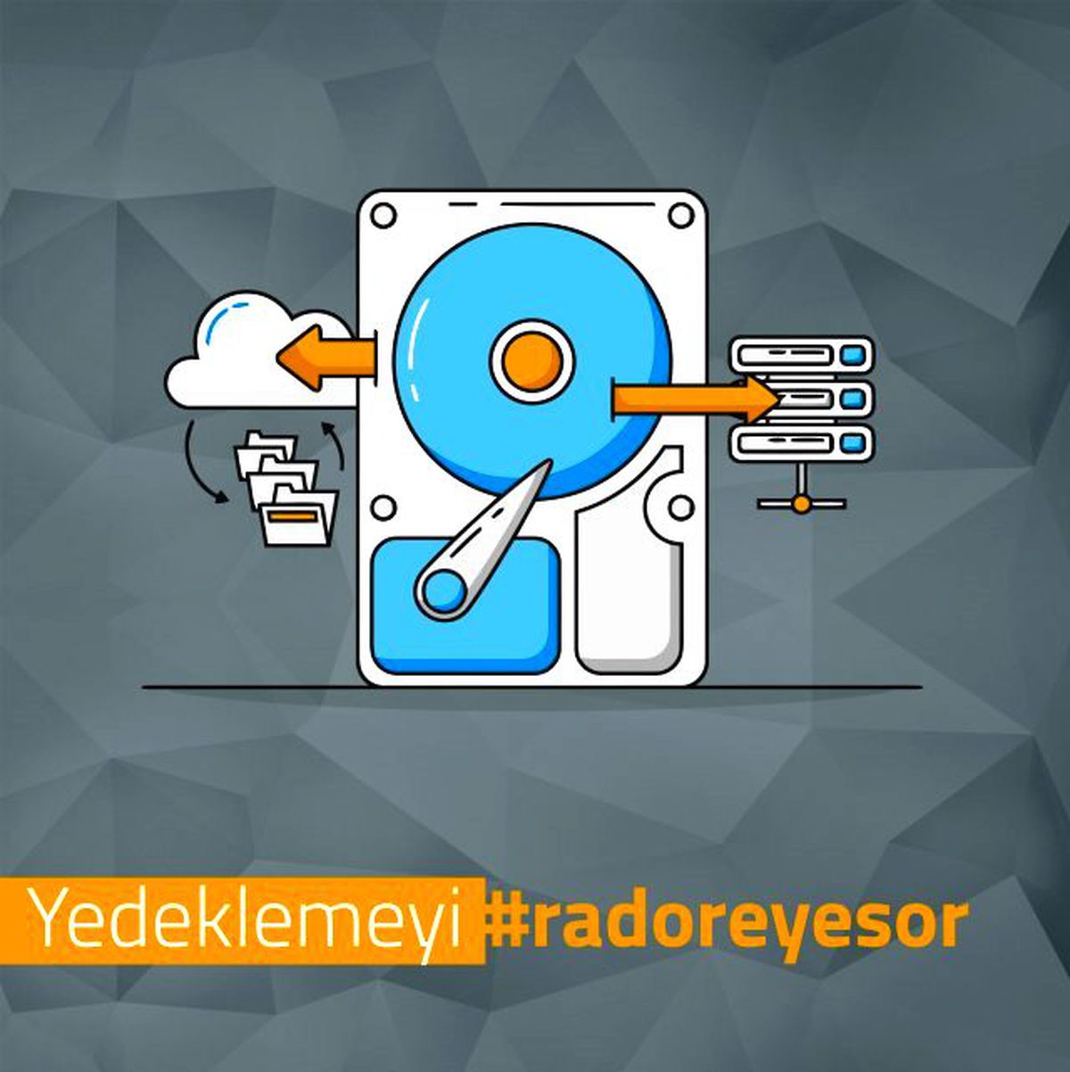 Yedekleme Radore\'den sorulur