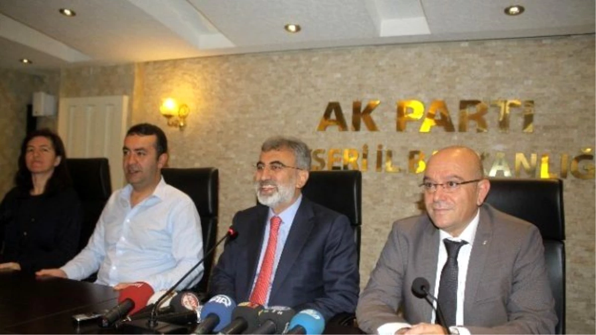 AK Parti Kayseri Milletvekili Taner Yıldız Açıklaması