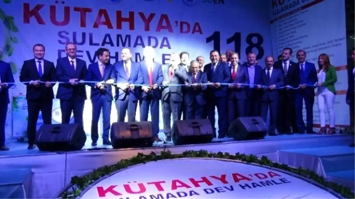 Bakan Eroğlu, Kütahya\'da 21 Tesisin Temel Atma ve Açılış Törene Katıldı