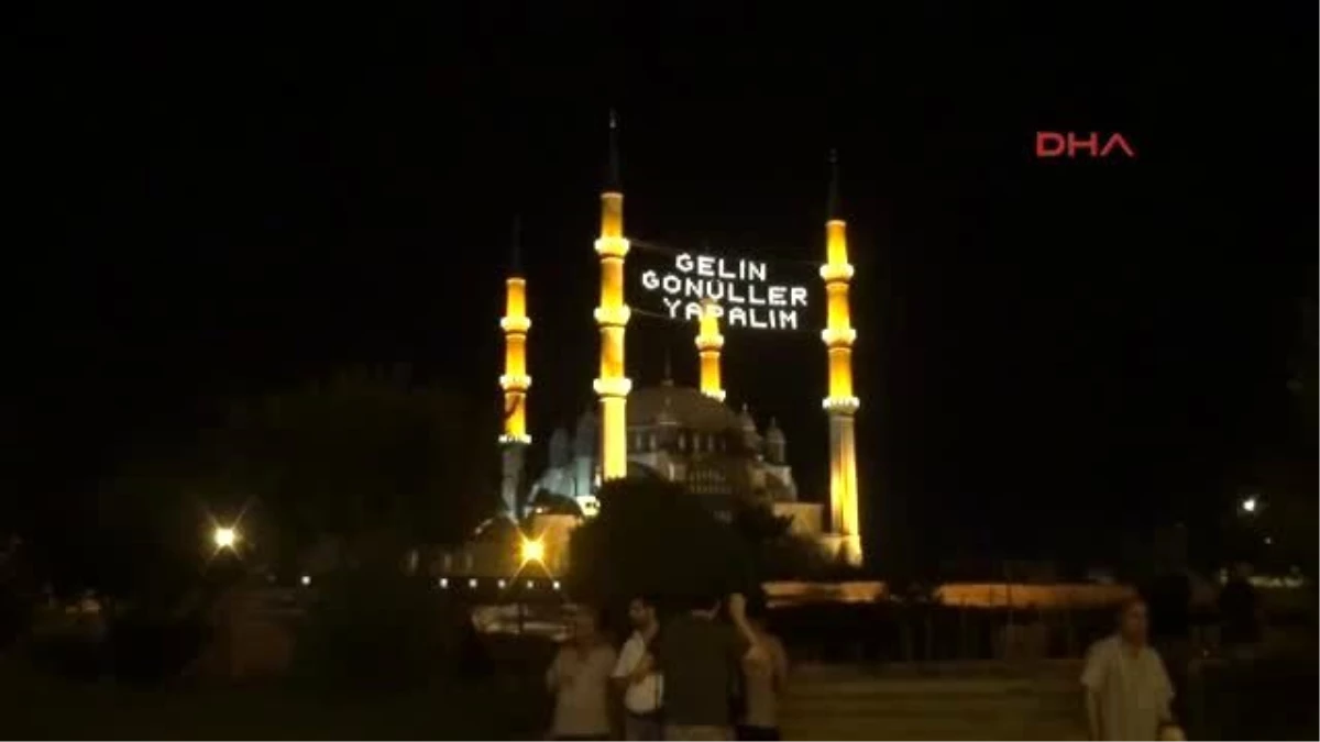 Edirne Kadir Gecesi\'nde Selimiye Camii Doldu, Taştı