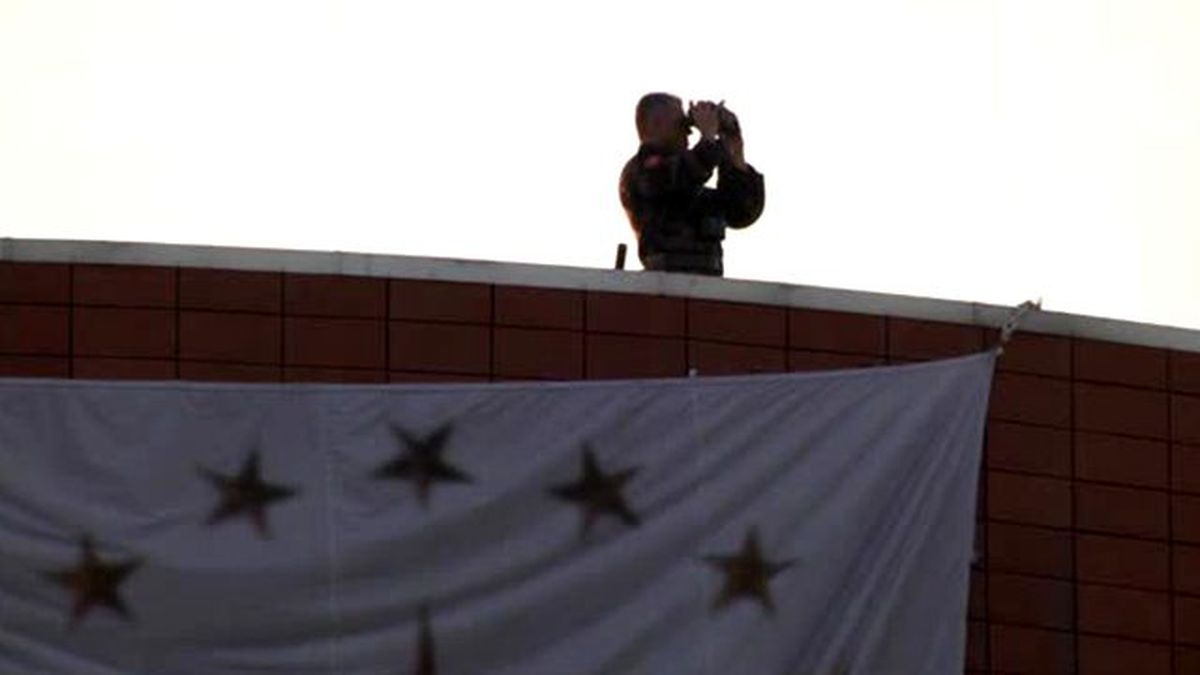 Erdoğan'ın Ziyareti Sırasında Keskin Nişancılar Havayı Gözlemledi