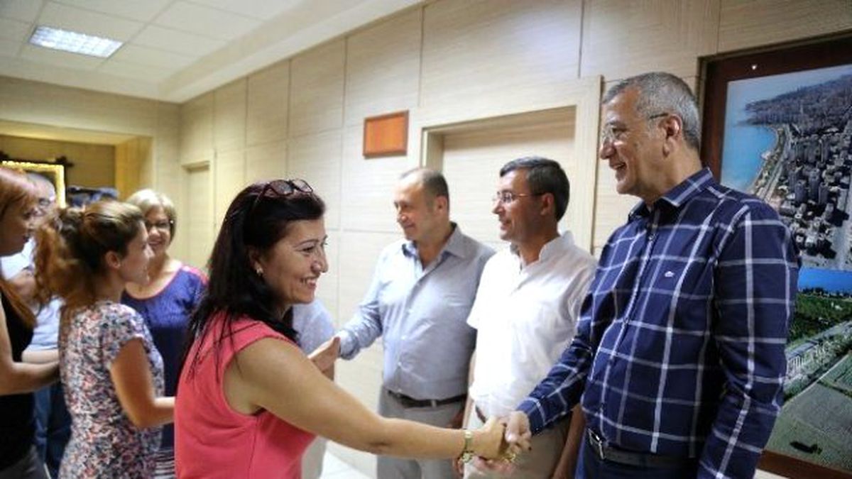 Mezitli Belediyesi\'nde Bayramlaşma