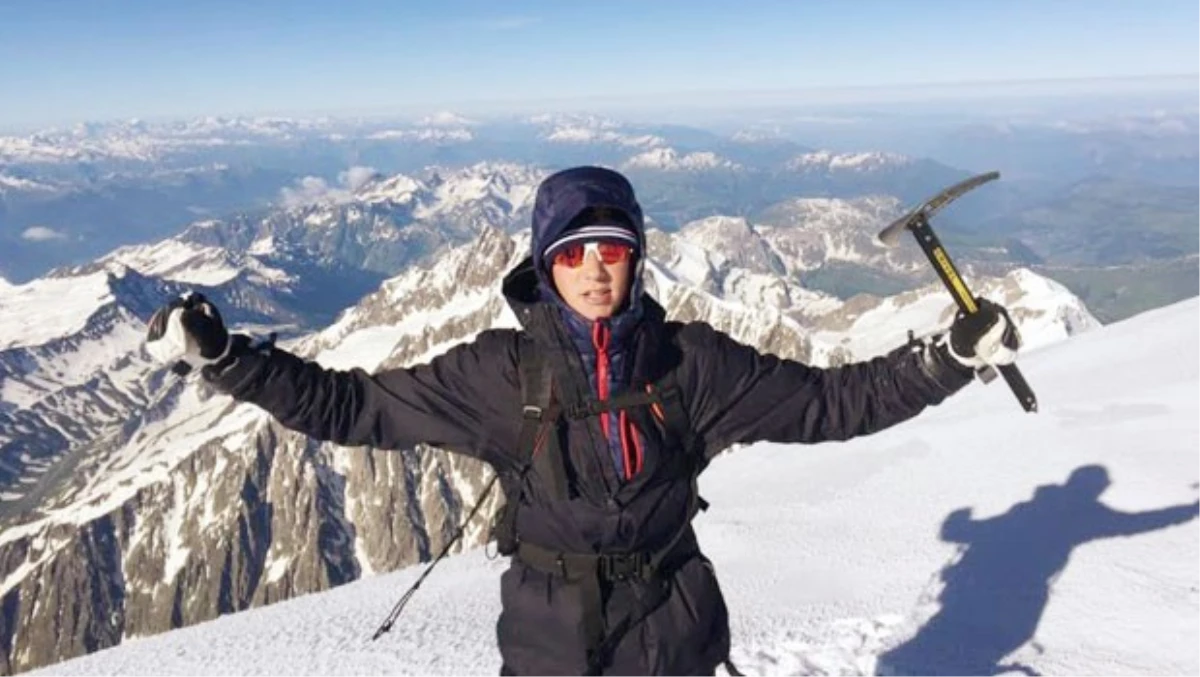 4810 Metre Yüksekliğindeki Mont Blanc\'a Tırmandı