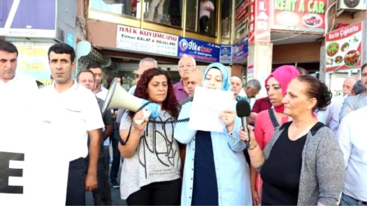 Bingöl\'de Hdp ve Dbp Lice Operasyonunu Protesto Etti