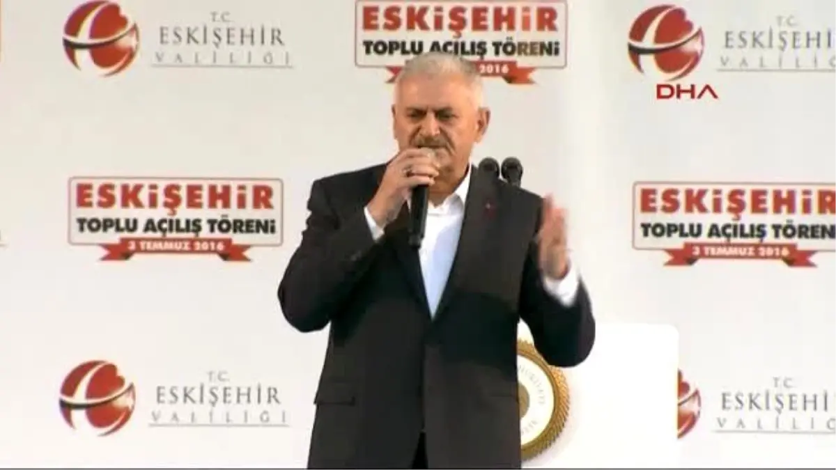 Eskişehir-Başbakan Yıldırım Toplu Açılış Töreninde Konuştu