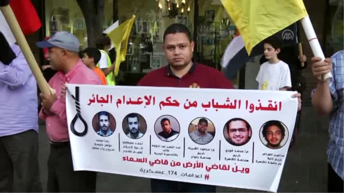 Mısır\'ın New York Başkonsolosluğu Önünde Protesto Gösterisi - New