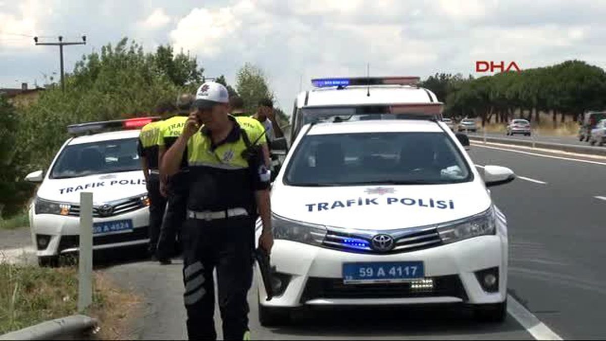 Tekirdağ Şüpheli Araç Polisi Alarma Geçirdi