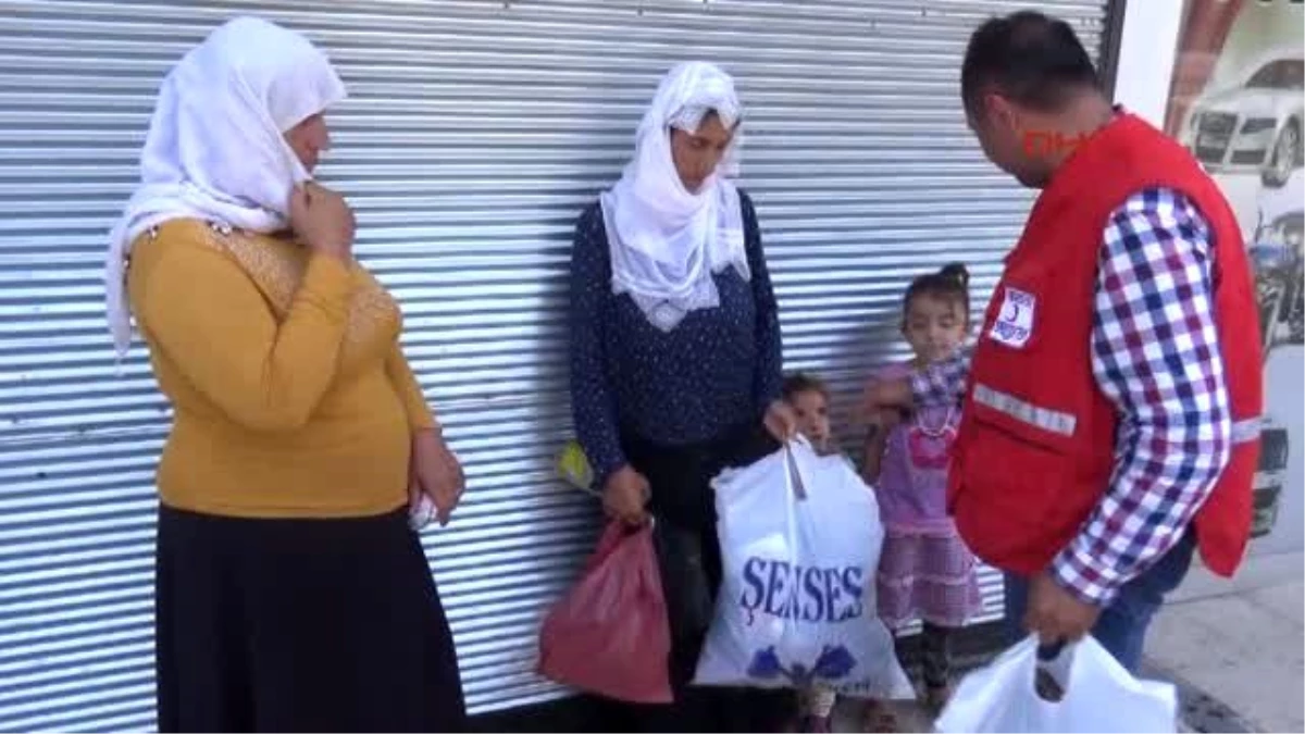 Silopi Kızılay\'dan Silopi\'deki Terör Mağduru Ailelere Yardım