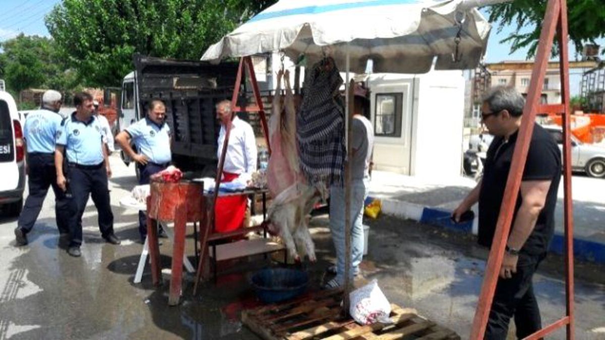 Zabıtadan Kaçak Et Operasyonu
