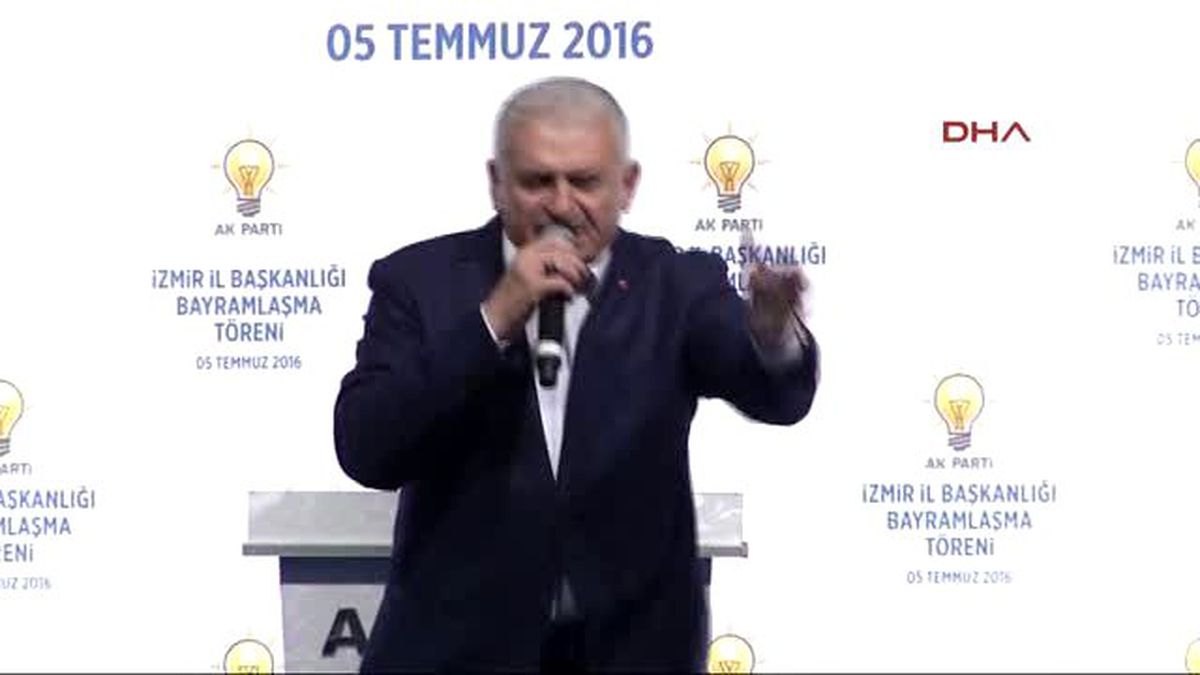 İzmir- Başbakan Yıldırım, AK Parti İl Başkanlığı\'nın Bayramlaşma Töreninde Konuştu 2