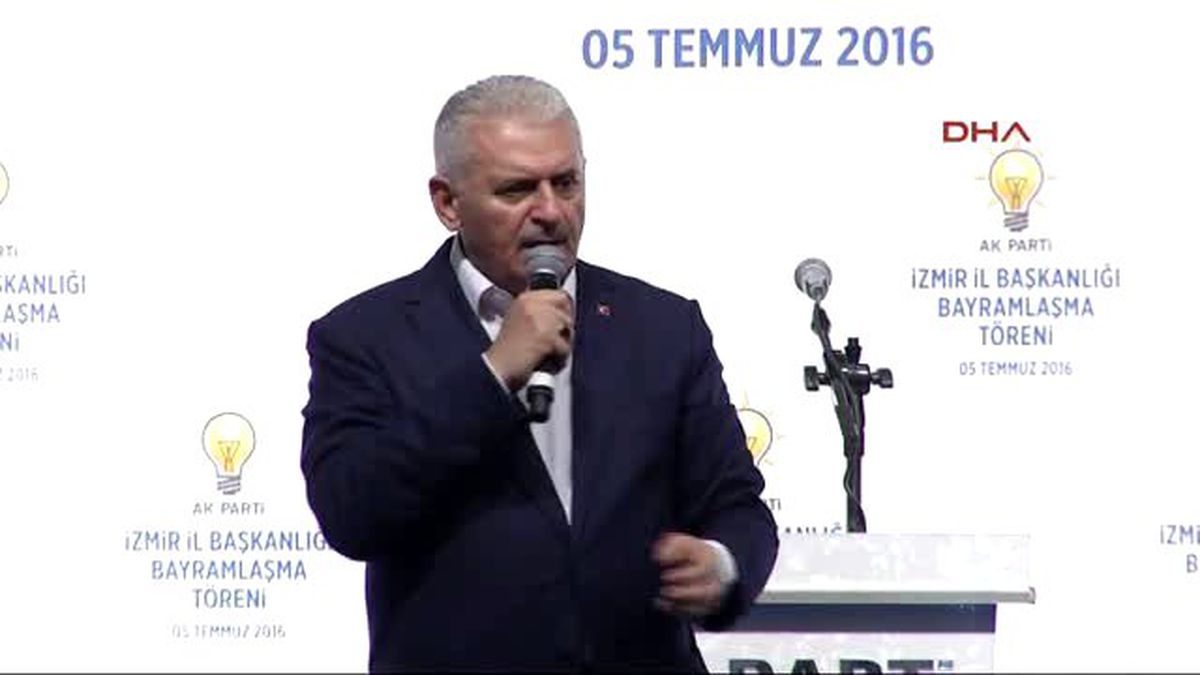 İzmir- Başbakan Yıldırım, AK Parti İl Başkanlığı\'nın Bayramlaşma Töreninde Konuştu 5