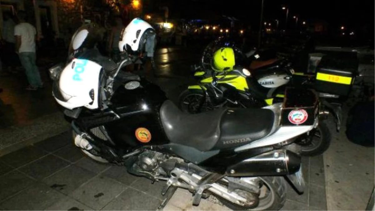 Polisin Motosikletini Yakmaya Çalışan 1 Kişi Yakalandı