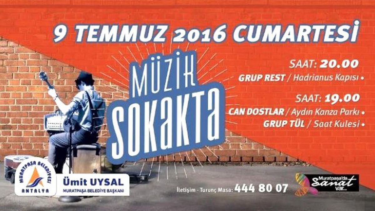 Muratpaşa Sokaklarında Müzik Var