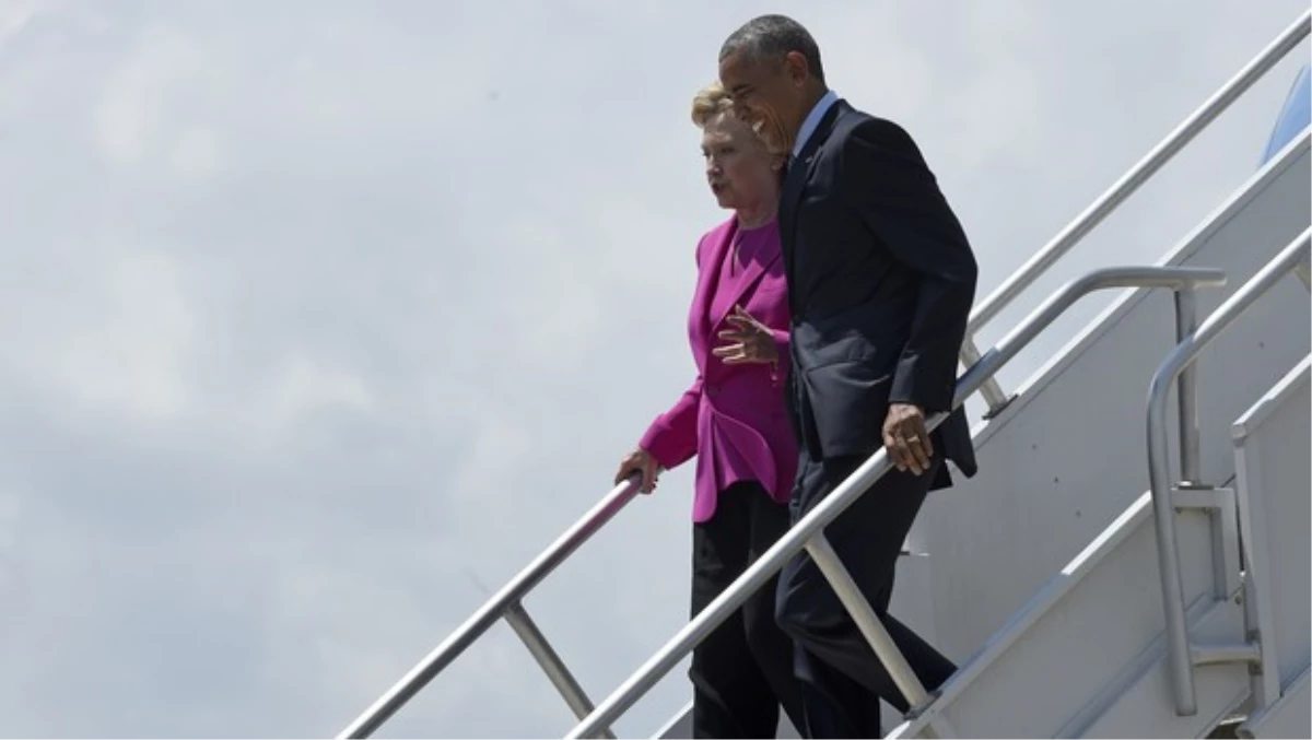 Obama Mitinge Uçakla Gitti, Parasını Hillary Ödeyecek
