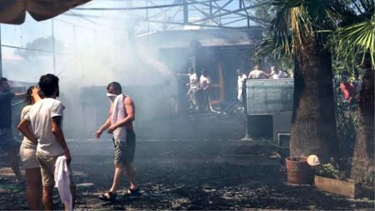 Bodrum\'da Çıkan Yangın Terör Saldırısı Sanıldı