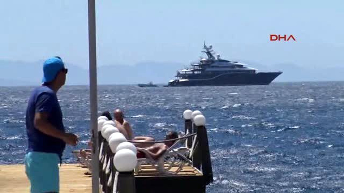 Bodrum Kirası Bir Servet Olan Mega Lüks Yat Solandge, Bodrum\'da