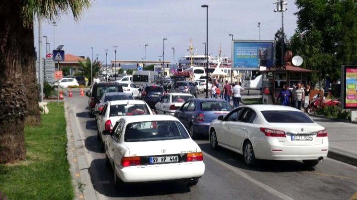 Çanakkale\'de Bayram Yoğunluğu