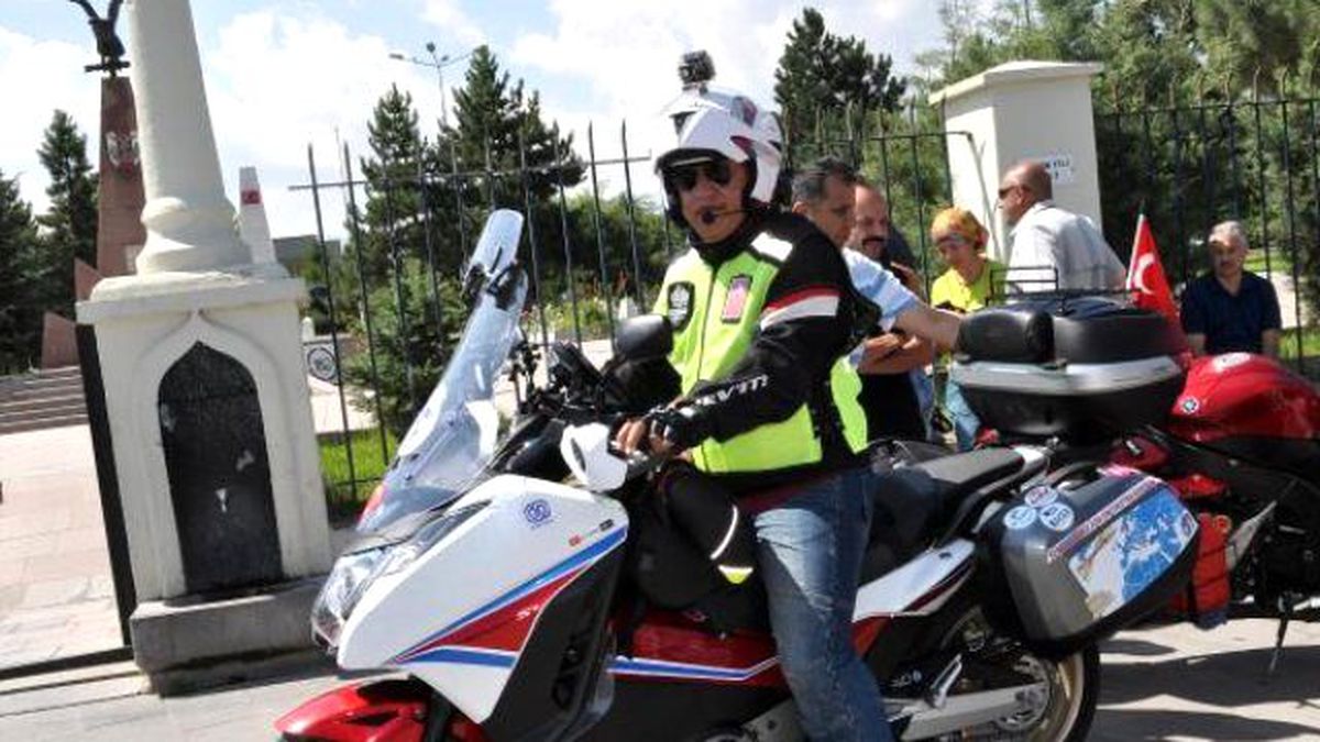 Erciyes\'ten Norveç\'e Kadar Teröre Farkındalık İçin Motosiklet Sürecek