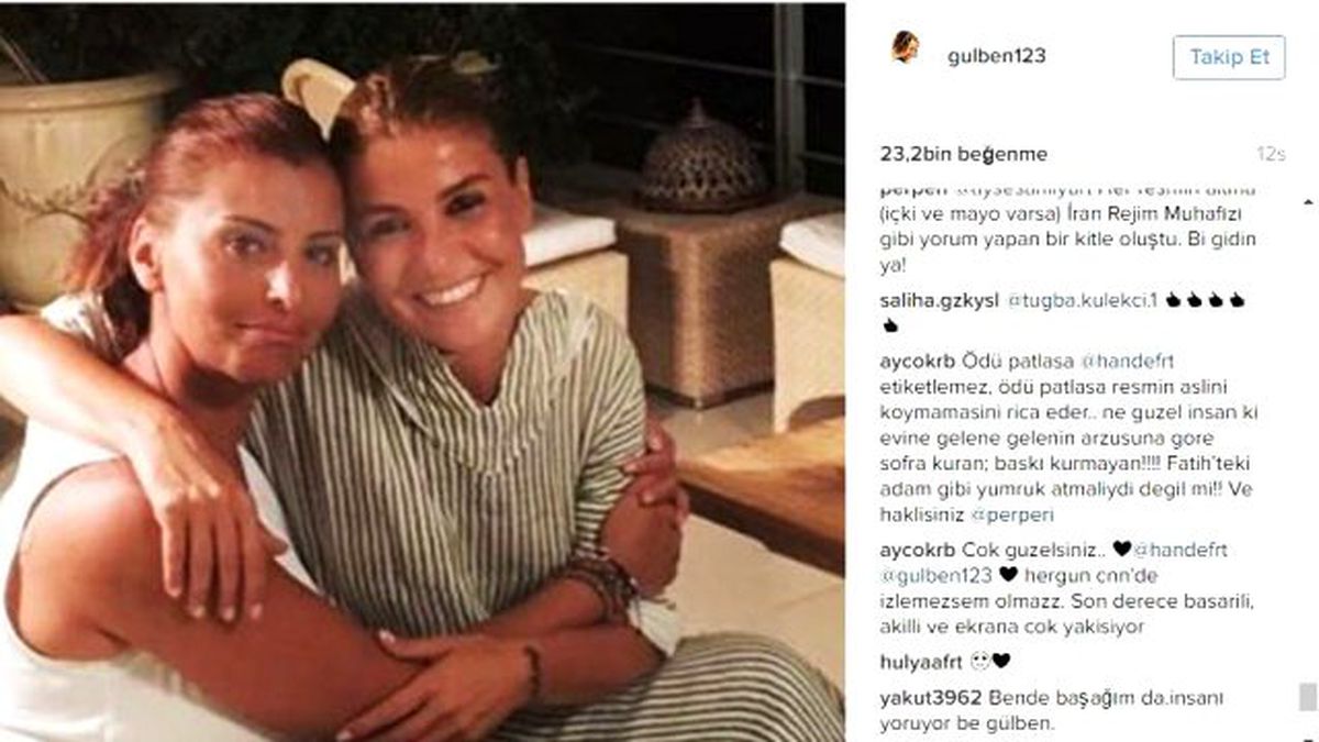 Gülben Ergen'in İçkili Masasına Sosyal Medyadan Yorum Yağdı