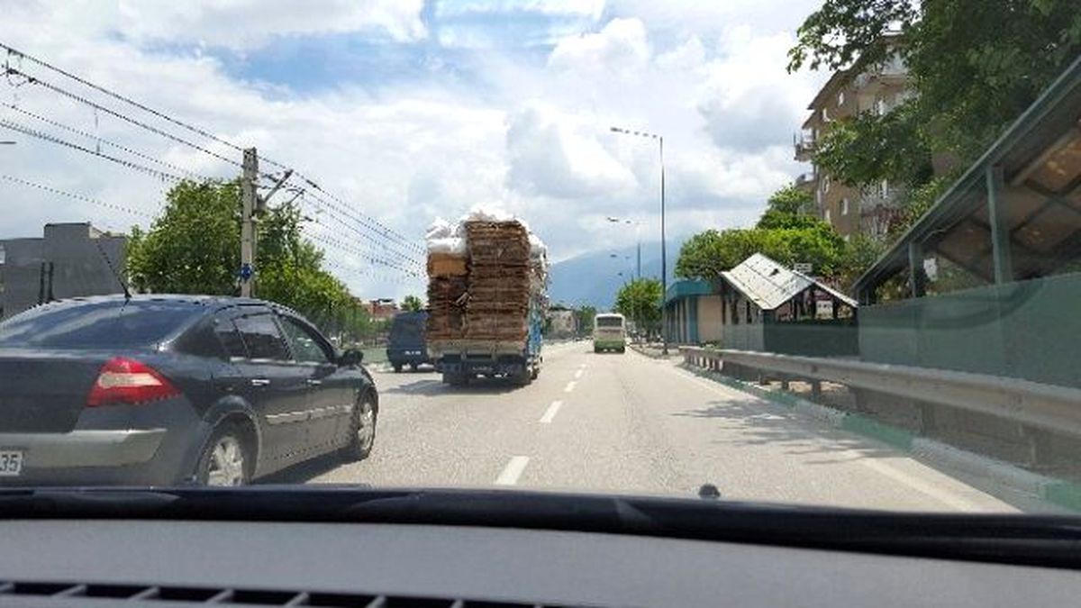 Trafikte Tehlikeli Görüntüler