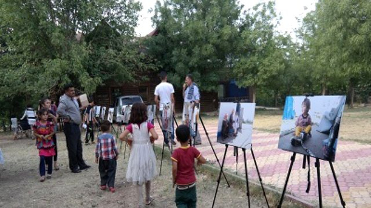 Şengalli Çocukların Resim ve Fotoğraf Sergisi Açıldı