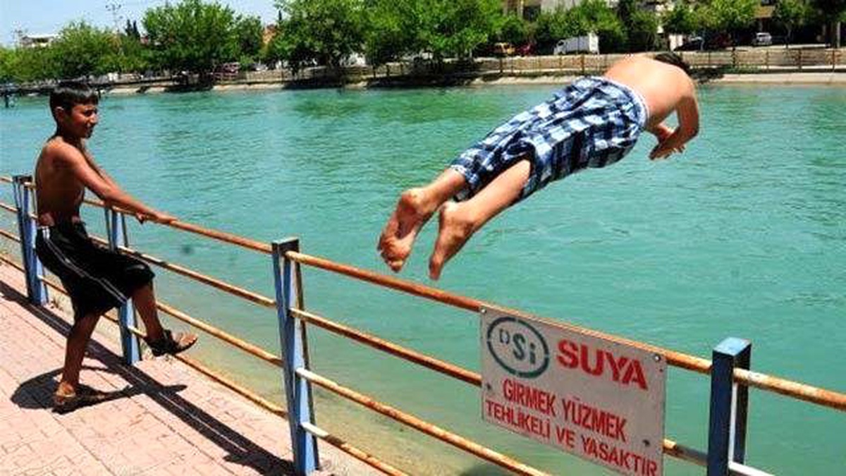 Sulama Kanalında Yüzenlere Ceza Verilecek
