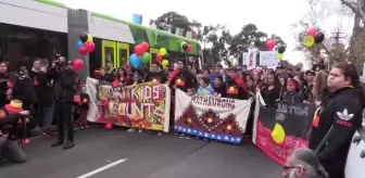 Avustralya'da Aborjinler Hakları İçin Yürüdü - Melbourne