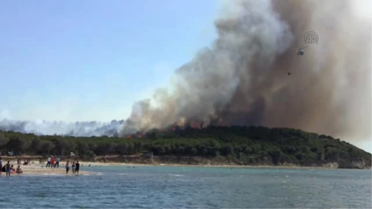 Gelibolu Yarımadasında Orman Yangını Kontrol Altına Alındı