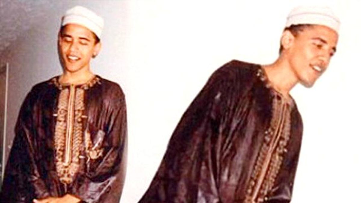 'Hristiyanım' Diyen Obama'nın Takkeli Fotoğrafları Ortaya Çıktı