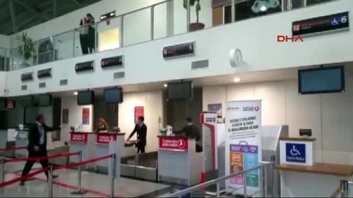 Sivas Havaalanında İlginç Manzara