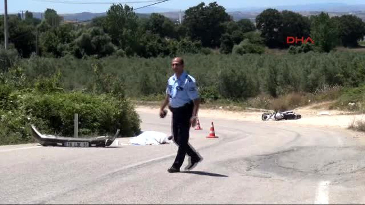 Bursa Motorsikleti ile Çukurtan Kaçtı Ölümden Kaçamadı