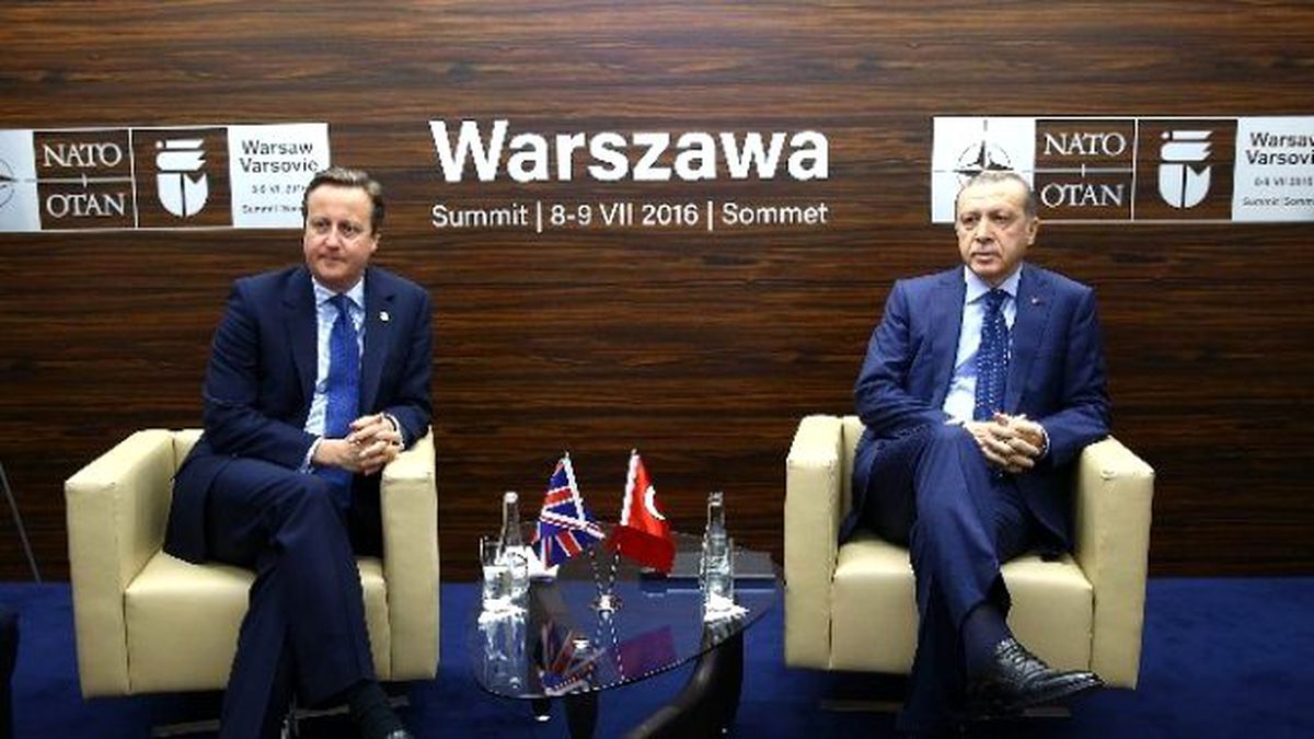Erdoğan, İngiltere Başbakanı Cameron\'la Görüştü