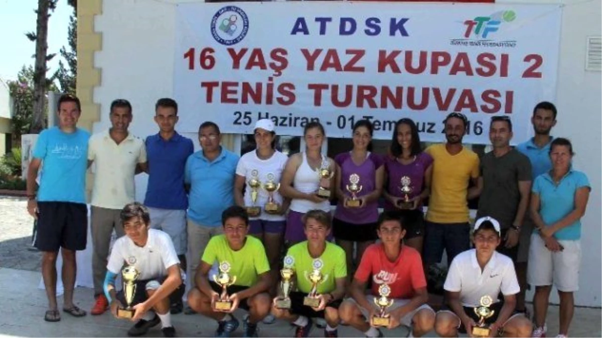 16 Yaş Yaz Kupası-2 Tenis Turnuvası Sona Erdi