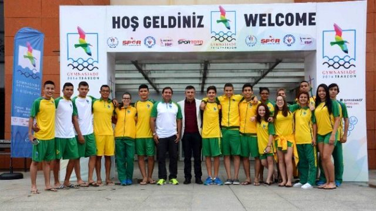 Dünya Okul Sporları Olimpiyatlarına Katılacak Olan Brezilya Kafilesi Trabzon\'a Geldi