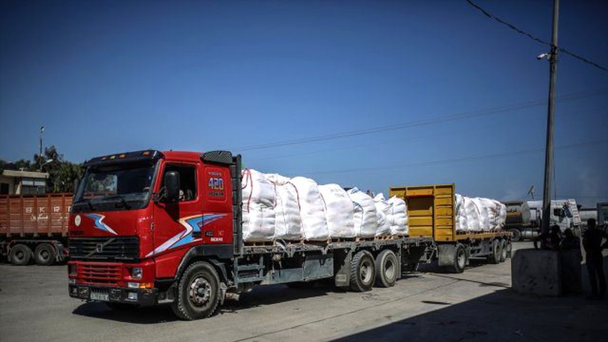 Türkiye'den Gönderilen İnsani Yardım Sınırdan Giriş Yaptı