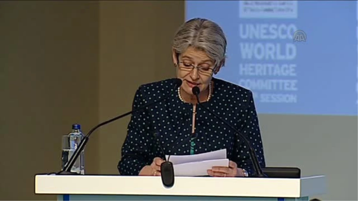Unesco Dünya Miras Komitesi 40. Toplantısı Açılış Töreni - Irina Bokova - Kadir Topbaş - Lale Ülker