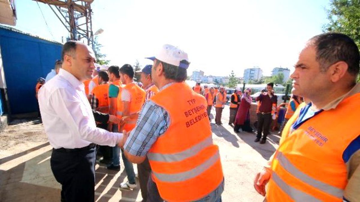 Beyşehir Belediyesi\'nde Bayramlaşma