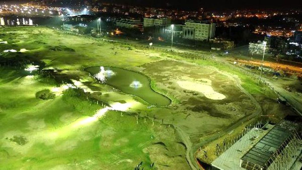 Samsun\'da Deniz Doldurularak Yapılan Golf Sahası Bitiyor