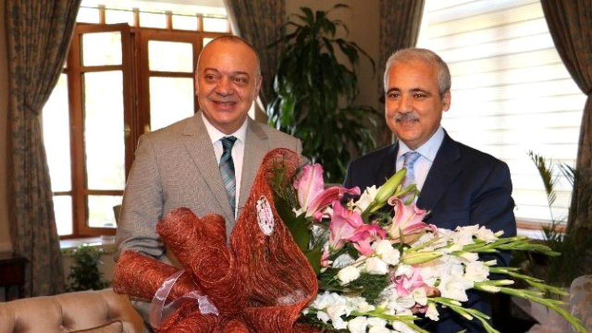 Başkan Ergün\'den Vali Güvençer\'e Ziyaret