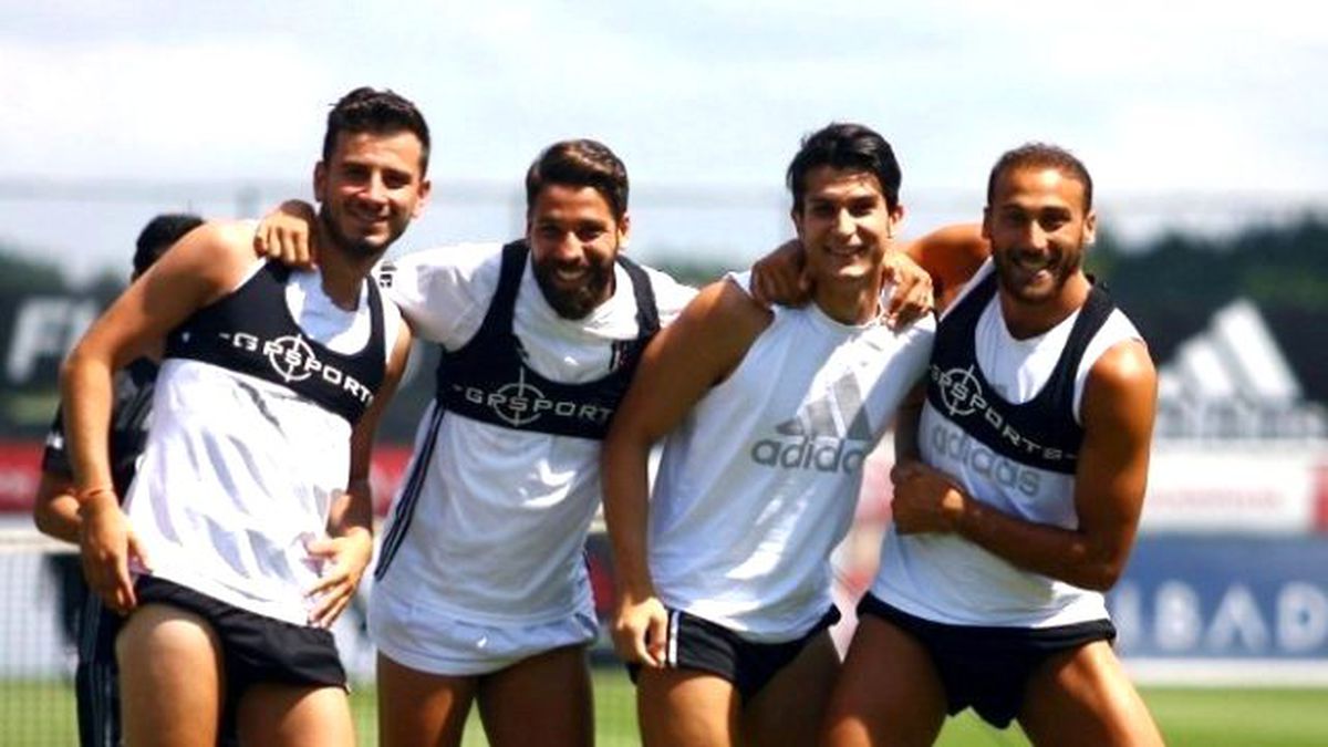 Beşiktaş\'ta Neşeli Antrenman